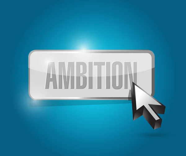 Ambition button illustration design — Stock Photo, Image