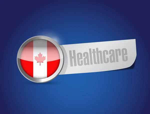 Canada cuidado de la salud signo ilustración diseño — Foto de Stock