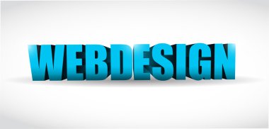 Webdesign 3d metin çizim tasarım