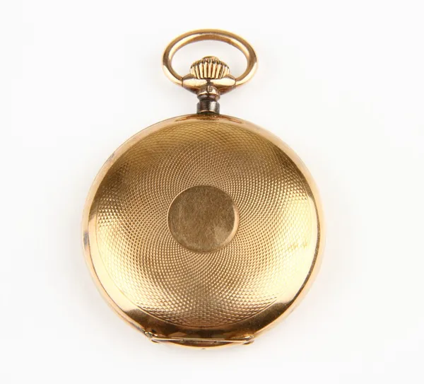 Reloj de bolsillo dorado — Foto de Stock