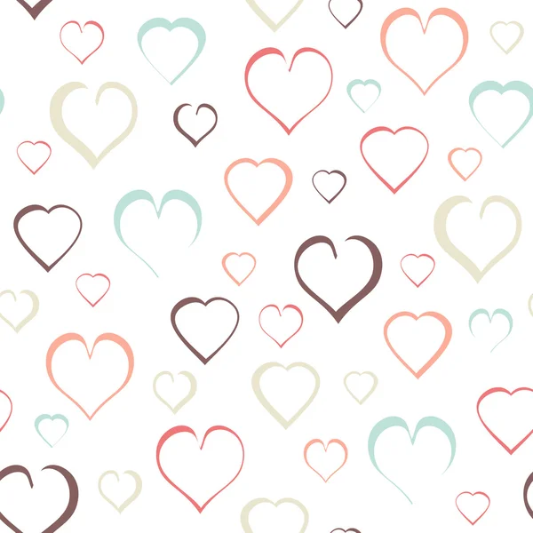 Seamless of Hearts — Stock Vector