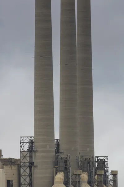 Industrial chimneys in the Arizona — Stock Photo, Image