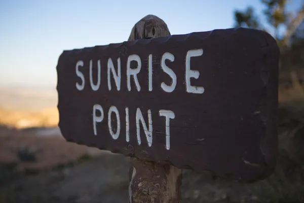 Sunrise point at Bryce Canyon — Stock Photo, Image