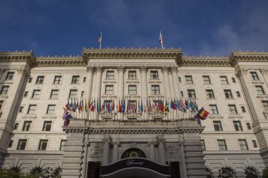 Fairmont hotel san francisco cephe bayrakları