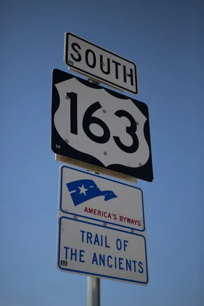 南北アメリカの脇道の記号 — ストック写真