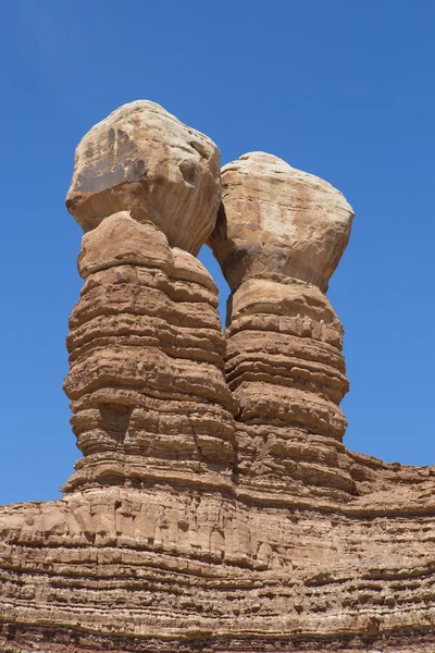 ユタ州で双子岩 — ストック写真