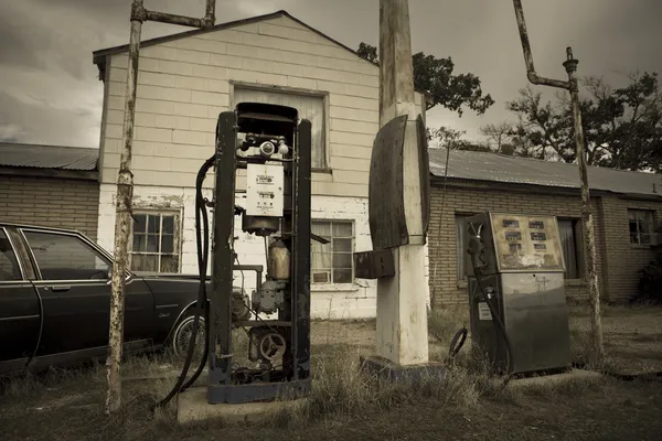 Vintage benzinestation ii — Stockfoto
