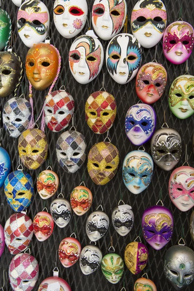 Minyatür Venedik Karnavalı maskeleri — Stok fotoğraf
