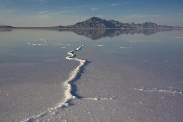 Bonneville salt flats internationale speedway — Stockfoto