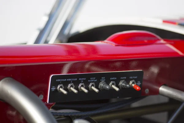 Hot rod, detail van het control panel — Stockfoto