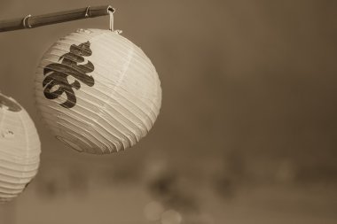 Japon kağıt fenerler
