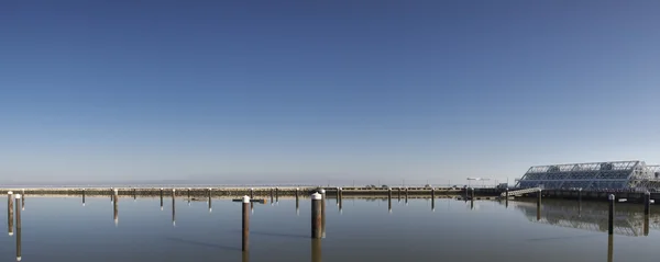 Panoramic view in Lisbon former expo 98 site — Stock Photo, Image