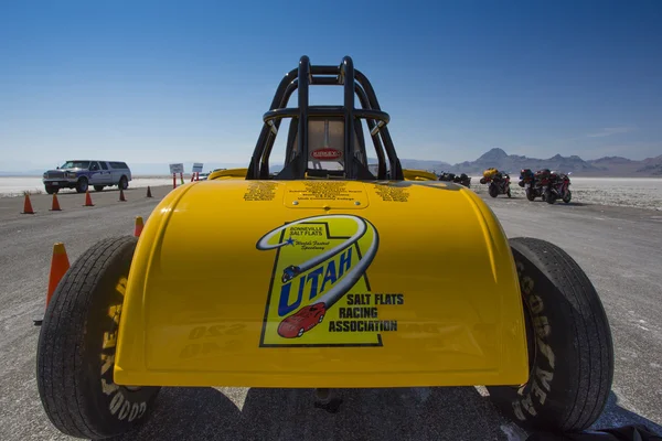 The official Salt Flats Racing Association speed car — Stock Photo, Image