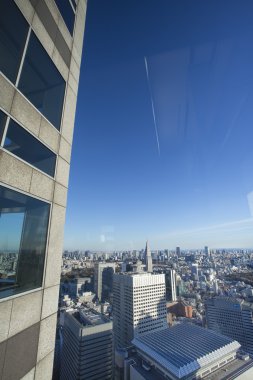 Merkezi tokyo gökdelen