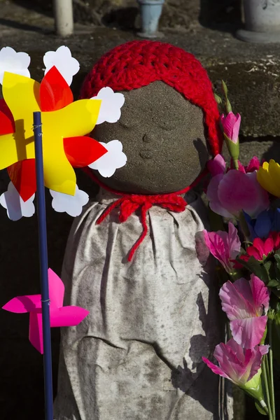 Estatuas de Jizo en el templo Zojo-Ji — Foto de Stock