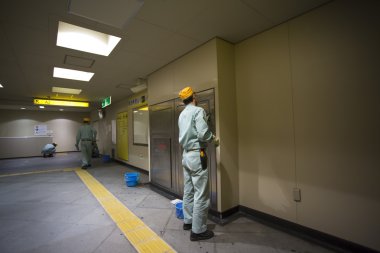 Tokyo Metro temizlik temizlik grubu,