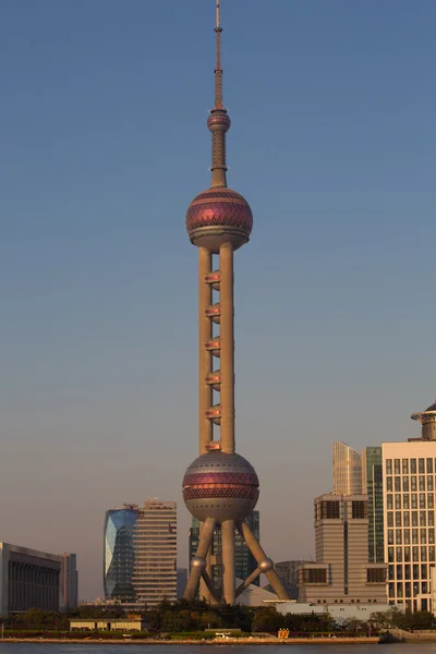 Shanghai Skyline dal Bund — Foto Stock