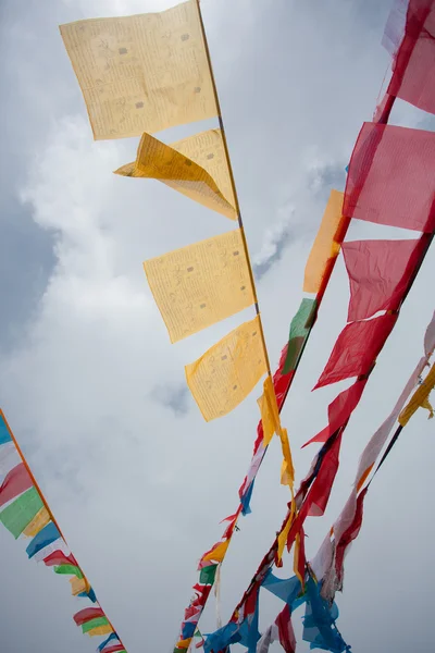 Drapeaux de prière — Photo