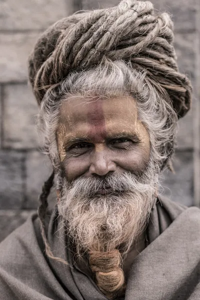 Sadhu - uomo santo — Foto Stock