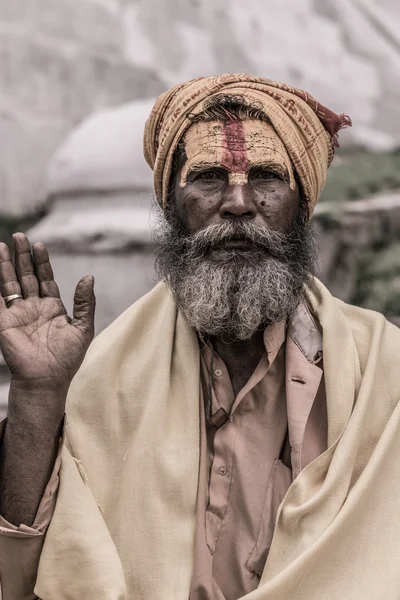 Sadhu - heiliger Mann — Stockfoto