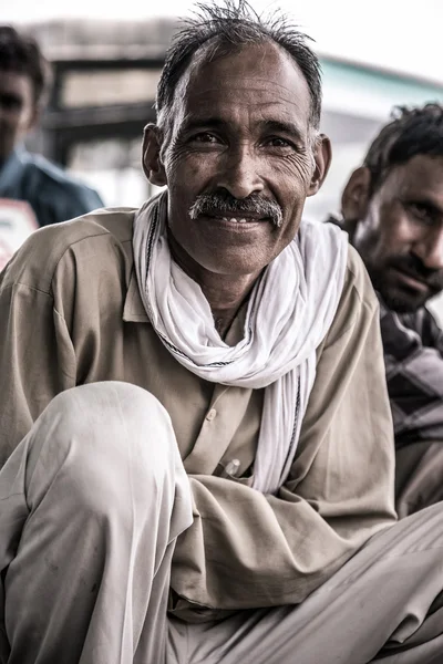 Portrét muže v Indii — Stock fotografie