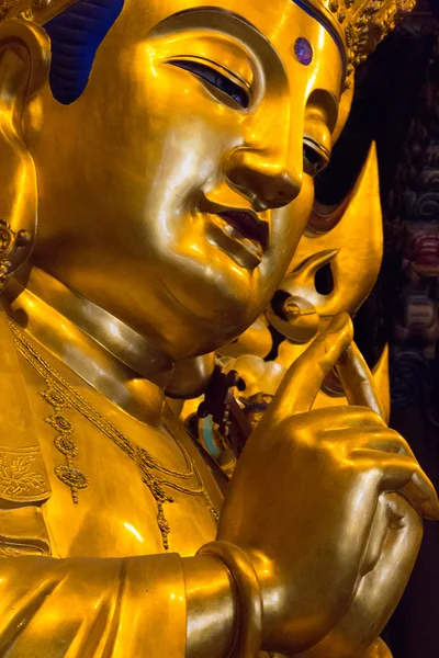 Close-up de Buda no templo de Jade — Fotografia de Stock