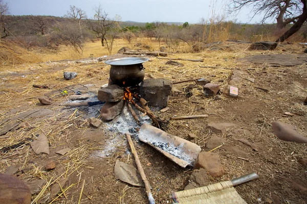 Cocinar en el desierto —  Fotos de Stock