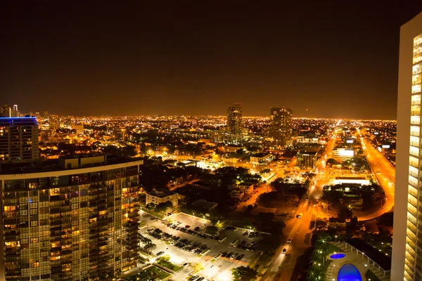 Miami Sahili 'nin havadan görünüşü — Stok fotoğraf