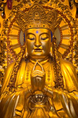Buda Tapınağı yeşim Close-Up
