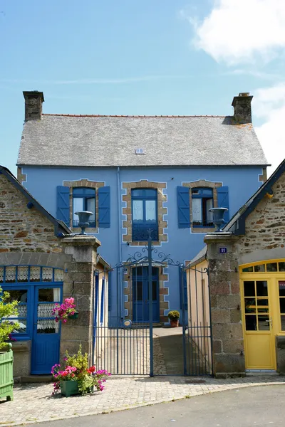 Traditional breton houses — Stock Photo, Image