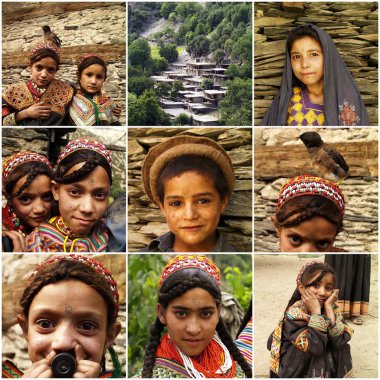 kalash çocuk portreleri