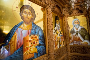 Several religieus icons.