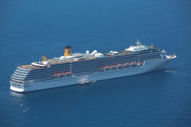 cruise gemisi santorini, Yunanistan