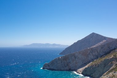 folegandros kıyısındaki güzel manzara