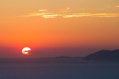 folegandros kıyısındaki güzel manzara