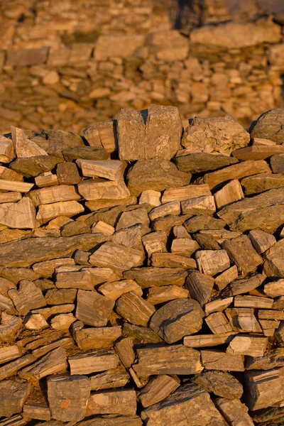 Close-up of a pile of Antique stones — Stock Photo, Image