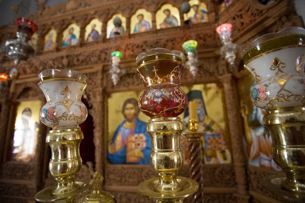 Vários ícones religiosos . — Fotografia de Stock