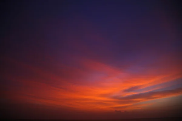 ケララ州でアラビア海に沈む夕日 — ストック写真