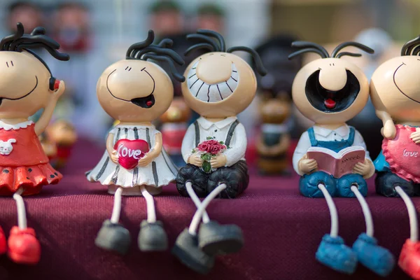 Little funny dolls, Hangzhou — Stock Photo, Image