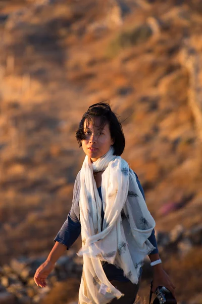 Retrato de uma bela mulher chinesa — Fotografia de Stock