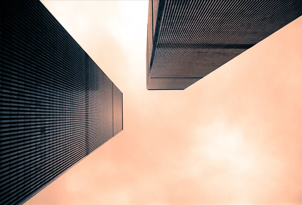 ツインタワー世界貿易センター、ニューヨーク. — ストック写真