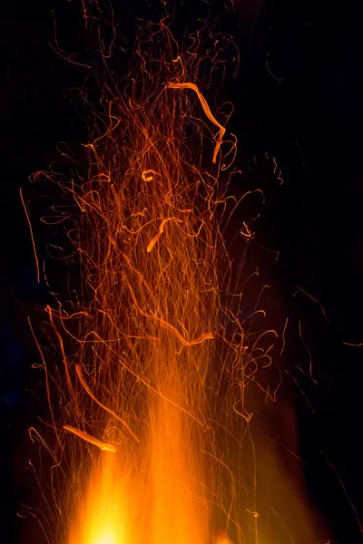 Flammenhintergrund — Stockfoto