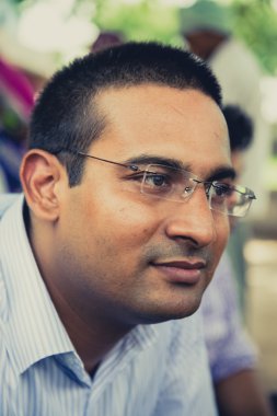 Bay s.c.mittal, pushpanjali Fuarı-trad kurucusu portresi