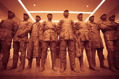 gerçek insan terra cotta ordusu heykeller modern sanat m boy