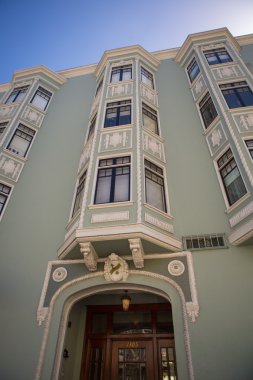 bir Victoria tarzı san Francisco'da bina cephe