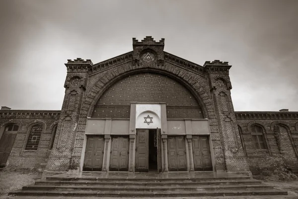 Joodse begraafplaats in lodz, Polen — Stockfoto