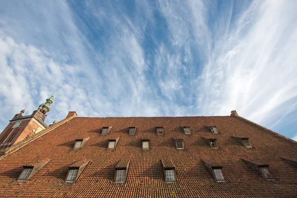 Klasická kostel ve starém městě Gdaňsku — Stock fotografie