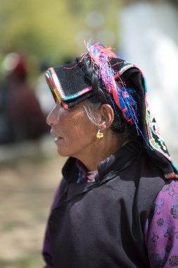 Tibet Bayan Lhasa palkhor manastırda dua