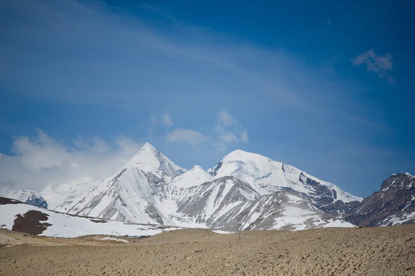 Everest regio van de Himalaya, tibet. — Stockfoto