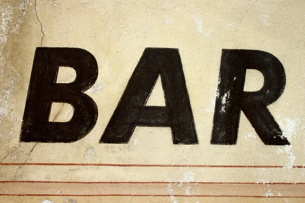 Σημάδι μπαρ φόντο — Φωτογραφία Αρχείου